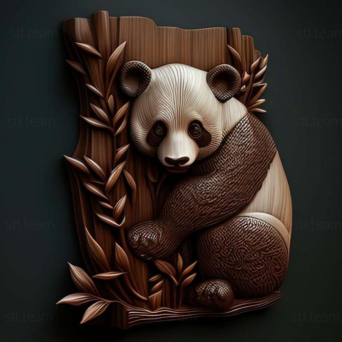 3D model Little panda (STL)